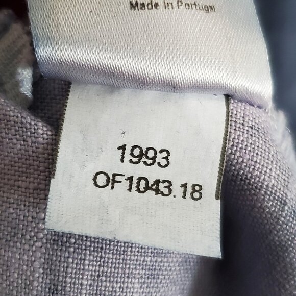 Maloka Linen Dress Midi Blue Womens 4 Vintage - Picture 8 of 10